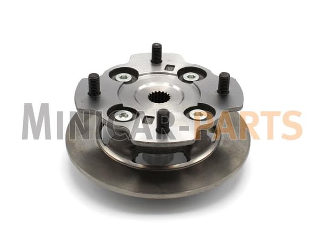 Bremsscheibe + Radnabe vorne Microcar Virgo (Ø 170 mm)