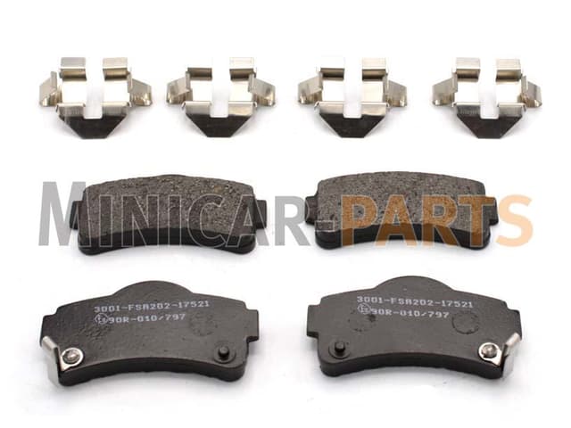 Bremsbelagsatz vorne Aixam / Chatenet / JDM / Bellier