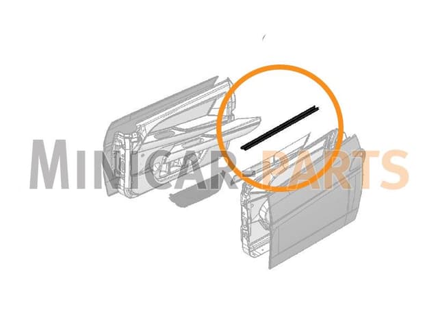 Fensterabstreifdichtung Ligier Ixo 0072175
