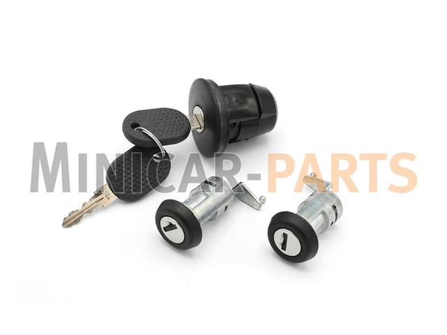Türschloss-Set mit Tankdeckel Ligier / Microcar / Grecav