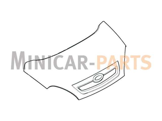Motorhaube Microcar MGO1