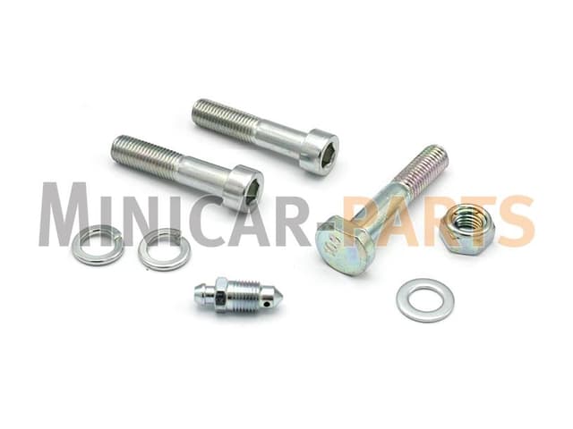 Montagesatz Bremssattelhalter / Achsschenkel Microcar / Ligier