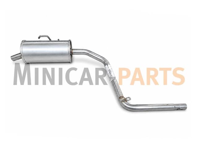 Endschalldämpfer Endtopf Auspuff Aixam 721 / Scouty ph1